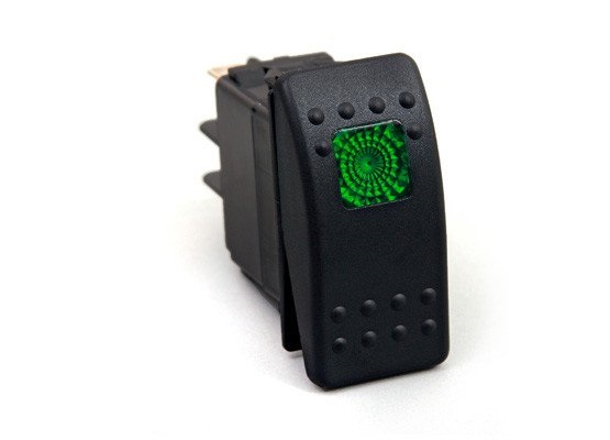 Rocker Switch Verde