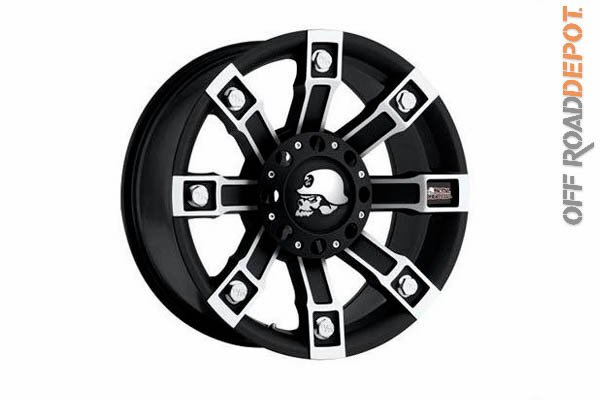 Rin Negro Matte Metal Mulisha 18x9 (5x5.5) 5 BS