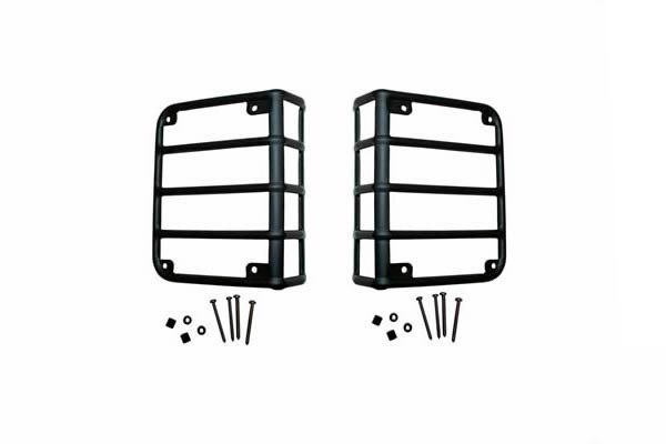 Cubre-Faros Traseros Negros (PAR) para Jeep JK 07-16