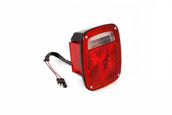 Calavera Izquierda Trasera Negra para Jeep CJ 81-86