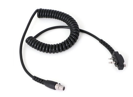 Cable espiral 2 pines para radios ICOM