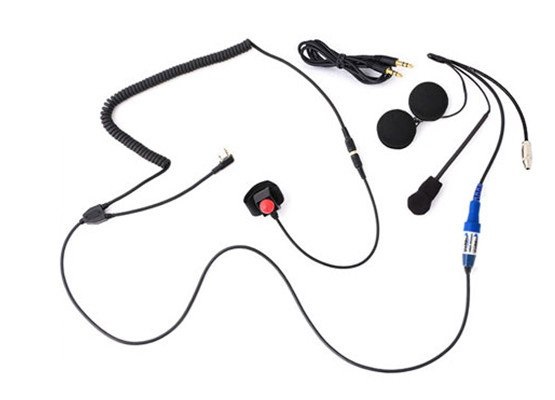 KIT DE HARNES PTT Y HELMET KIT P/ MOTOS, RADIOS 5R Y KENWOOD HANDHELD