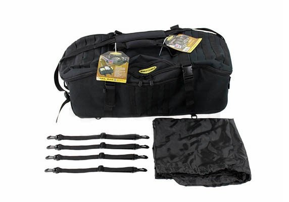 Mochila Negra con 5 Compartimentos