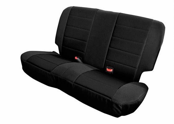 Cubreasientos Traseros Neopreno Negro para Jeep JK 2 Puertas 07-1