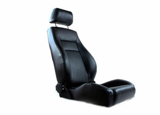 Asiento Delantero Negro de Vinyl para Jeep 76-13