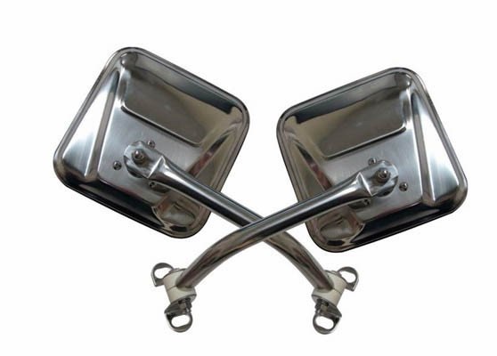 Espejos de Acero Inoxidable para Jeep CJ 76-86