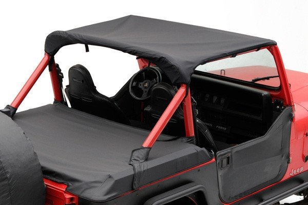 Standard Top Denim Negro para Jeep YJ 87-91