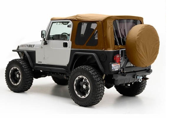 Soft Top Beige con Ventanas Tintadas para TJ 97-06